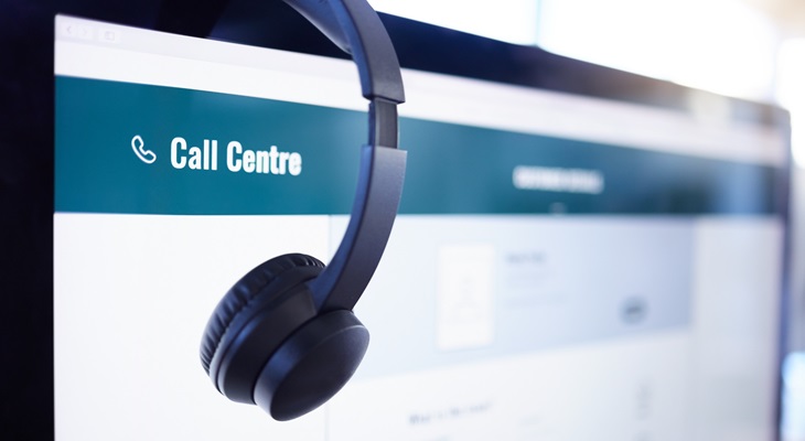 Monitor call center